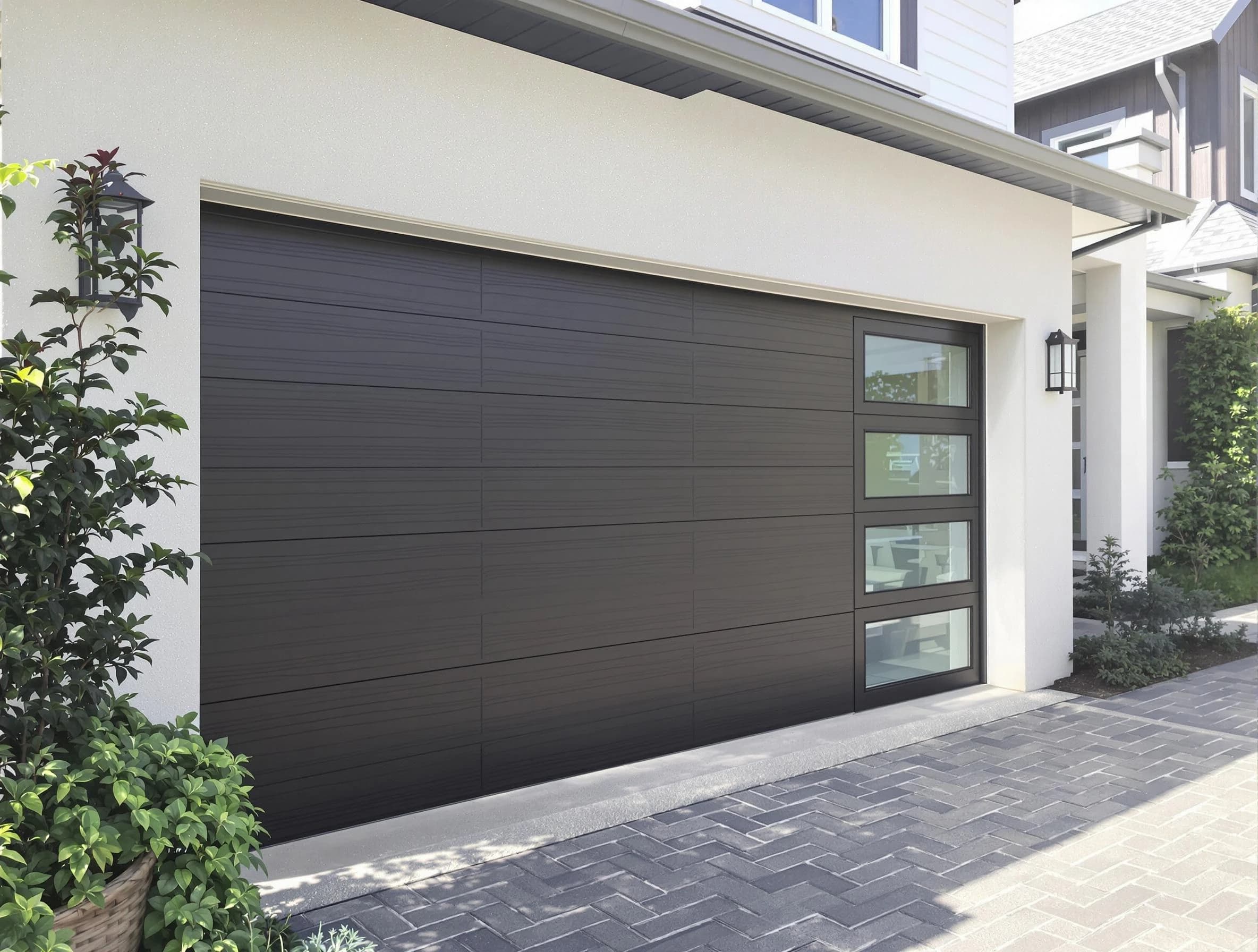 Custom garage door installation by Edgewood Garage Door Repair in Edgewood