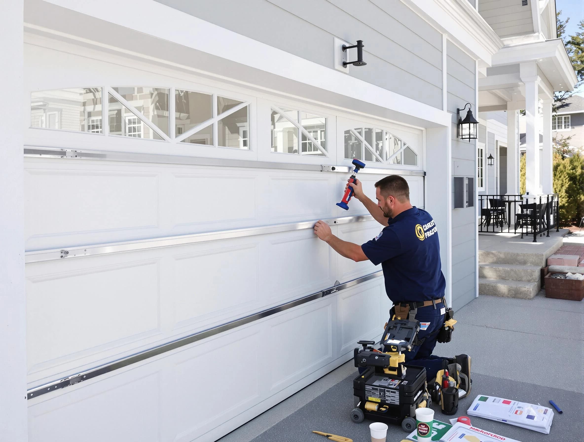 Professional garage door installation by Edgewood Garage Door Repair in Edgewood