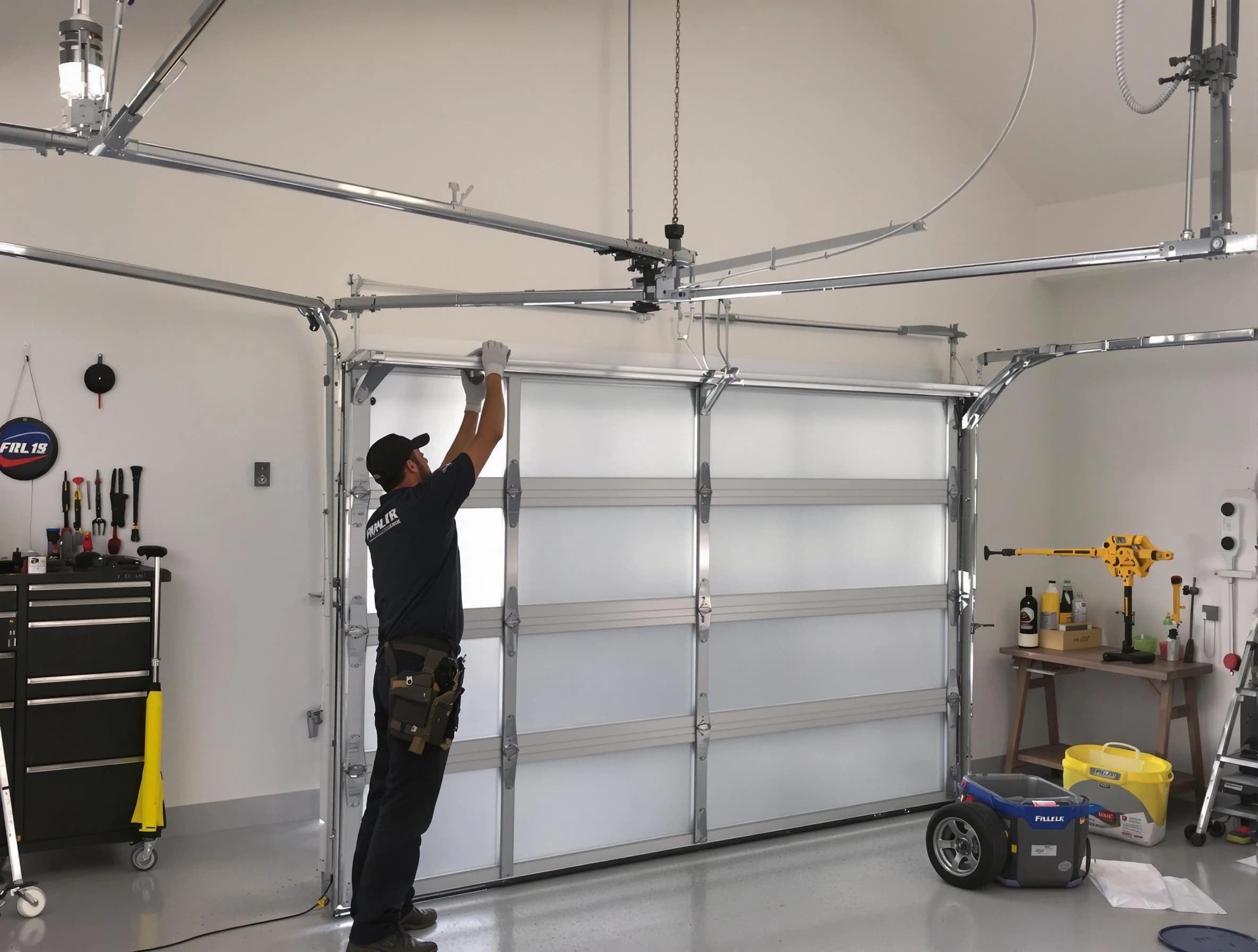 Edgewood Garage Door Repair certified team performing precision garage door installation in Edgewood