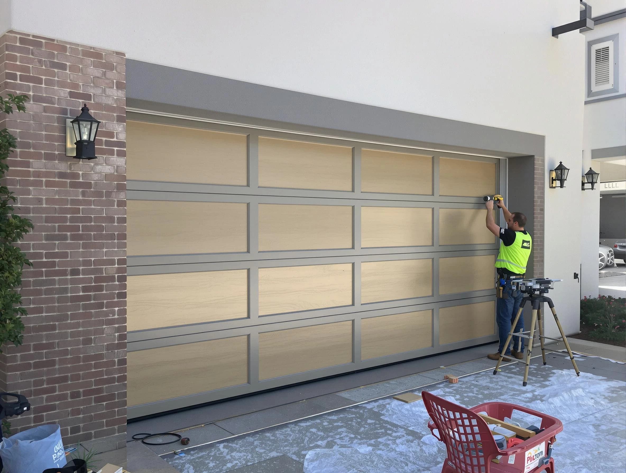 Garage door replacement service by Edgewood Garage Door Repair in Edgewood