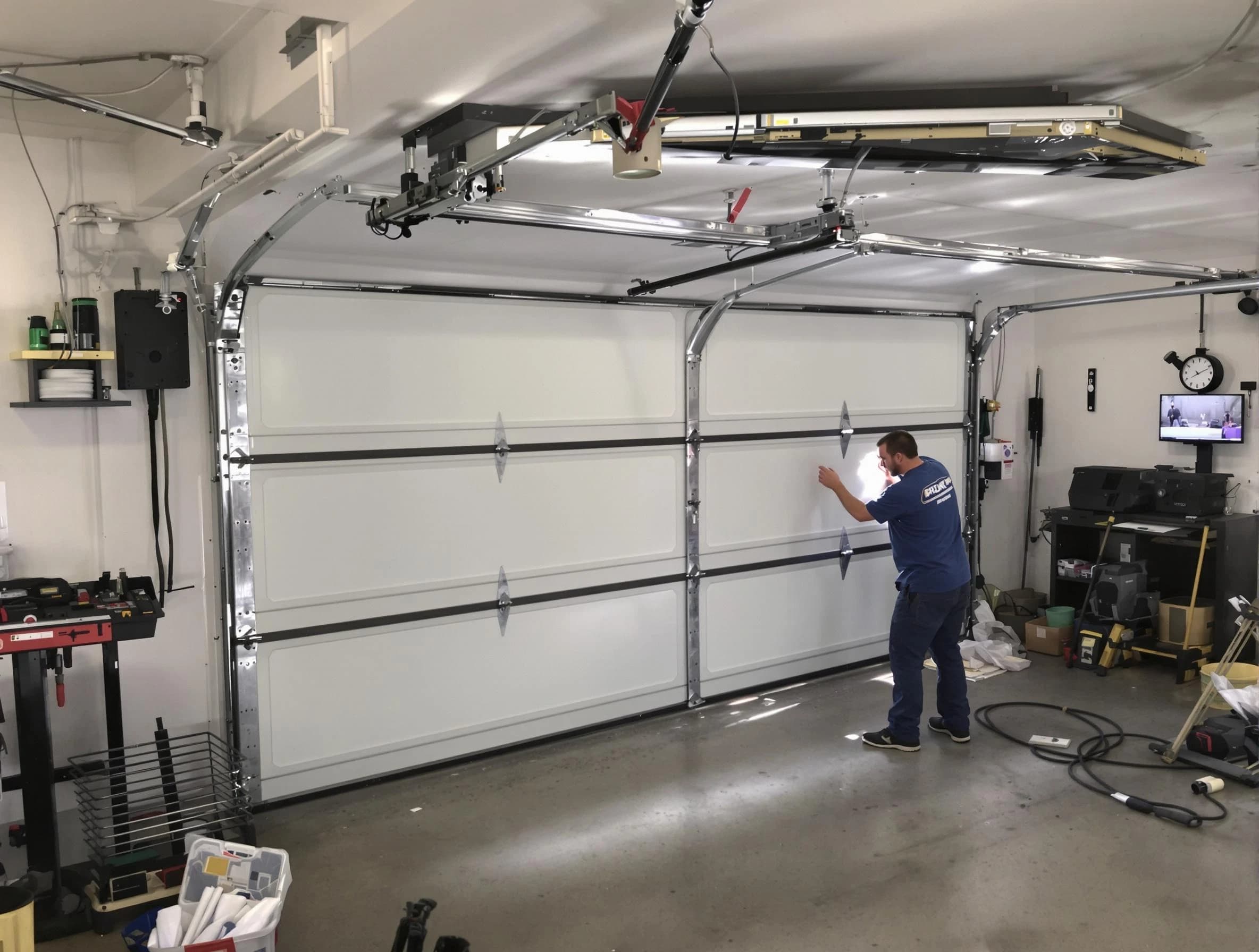 Professional garage door repair service by Edgewood Garage Door Repair in Edgewood