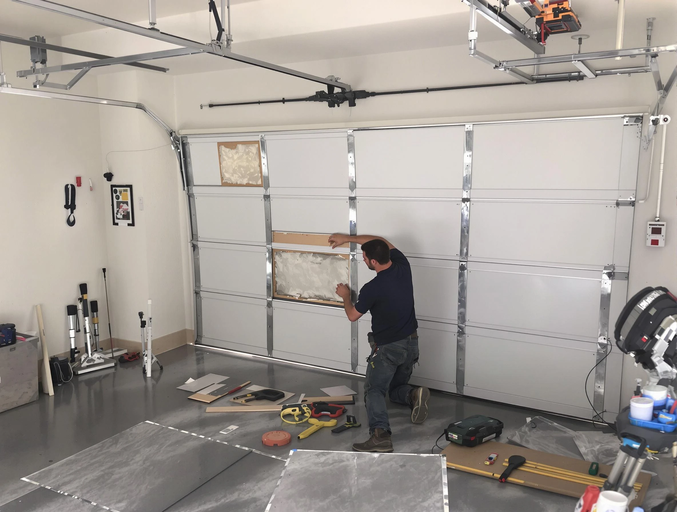Garage Door Panel Repair in Edgewood