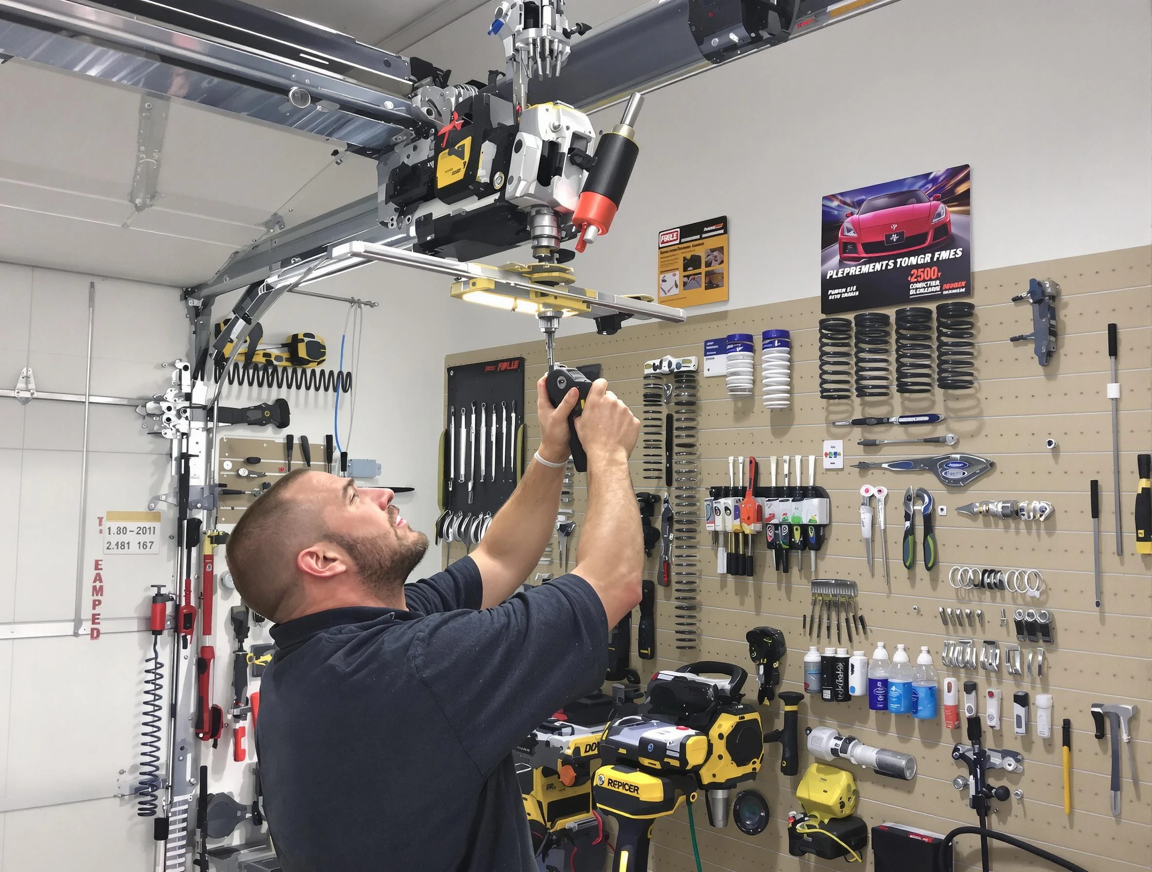 Garage Door Spring Repair in Edgewood