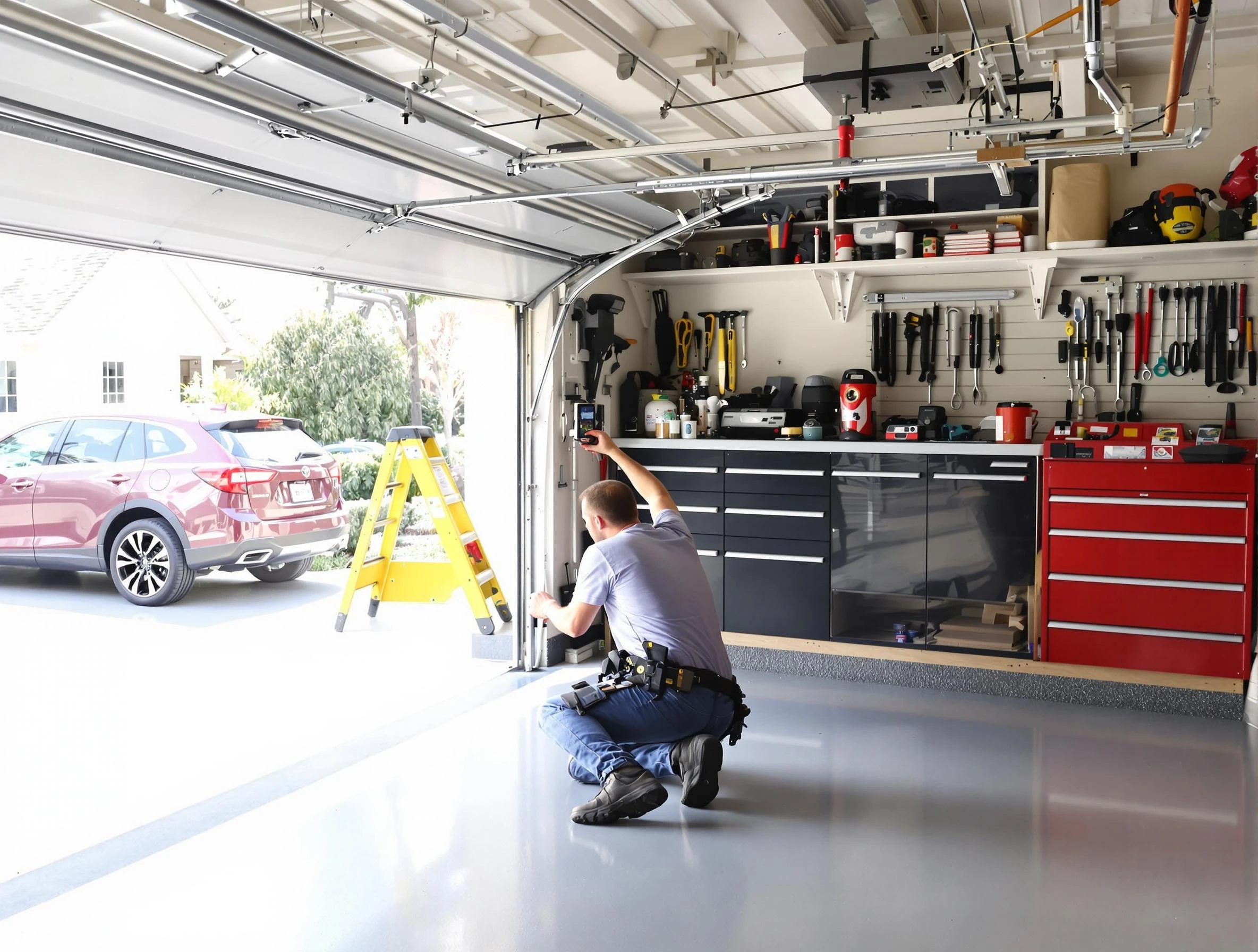Local garage door repair service by Edgewood Garage Door Repair in Edgewood